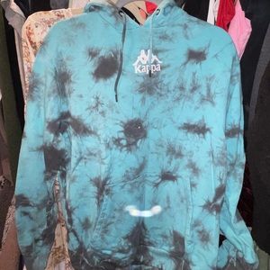 Kappa blue tie dye sweatshirt Size L